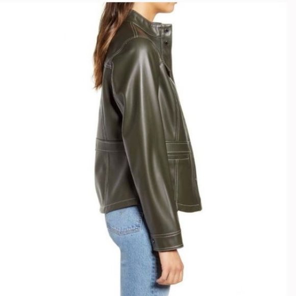 NEW ⭐️ Sam Edelman Faux Leather Jacket - Picture 3 of 11